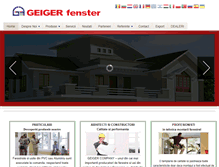 Tablet Screenshot of geiger-company.ro
